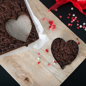 Valentine’s Chocolate Brownie Baking Mix Set