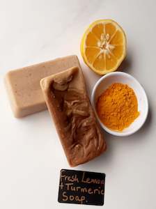 Fresh Lemon and Turmeric Soap