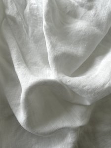 Linen Round Tablecloth - Milk