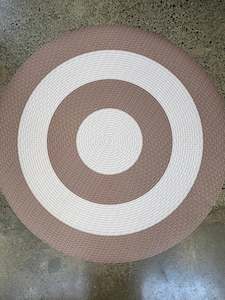 Indoor/outdoor French Mat - White