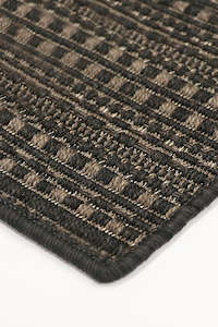 Furniture: Rug - Mendoza Charcoal 200cm x 290cm