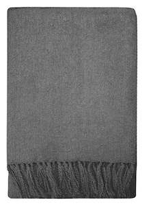 Furniture: Throw Rhapsody Charcoal