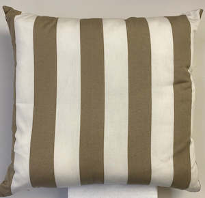 Decor Cushion – Taupe Revert Stripe