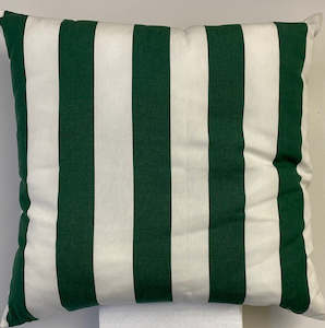 Furniture: Decor Cushion – Green Revert Strtipe