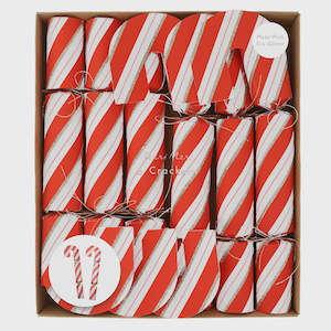 Deluxe Meri Meri Candycane Christmas Crackers Set of 6