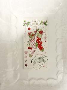 Heidel White Christmas Greetings Milk Chocolate Bar