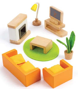 Hape Family Media Room - Suitable For Your Hape Doll House