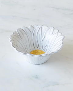 Maria Flor Bowl White Daisy