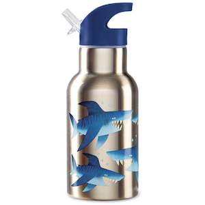 Crocodile Creek Stainless 400ml Drink Bottle Shark