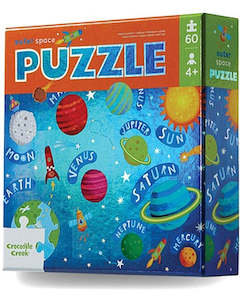 Crocodile Creek 60pc Foil Puzzle Outer Space