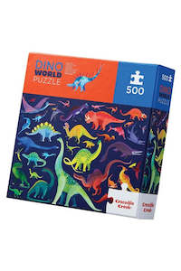 Crocodile Creek 500pc Puzzle Dino World