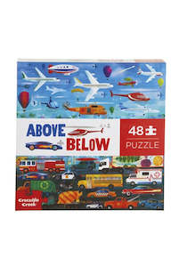 Crocodile Creek 48pc Puzzle Above & Below Things That Go