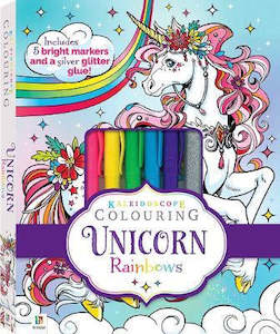 Kaleidoscope Colouring - Unicorn Rainbows