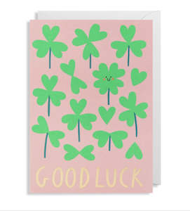 Homewares: Good Luck Clover Card