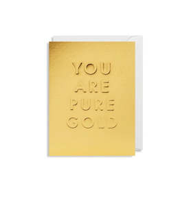 Mini You Are Pure Gold Card