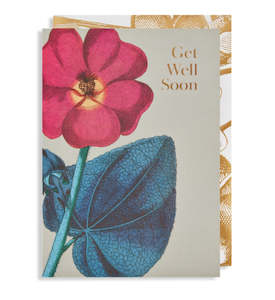 Floral Get Well Soon Card