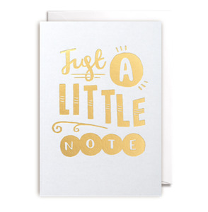 Homewares: Card - Just a Little Note