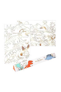 Homewares: Dinosaur Kingdom Colouring Posters