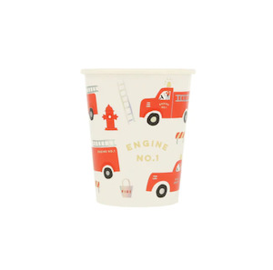 Fire Truck Cups