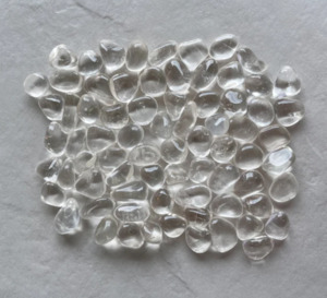 Homewares: Clear Quartz Tumble