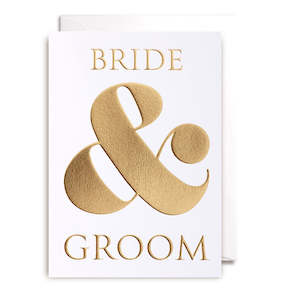 Bride & Groom Card