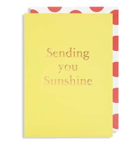 Sending You Sunshine Card