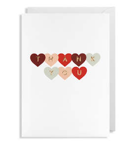 Homewares: Thank You Heart Card