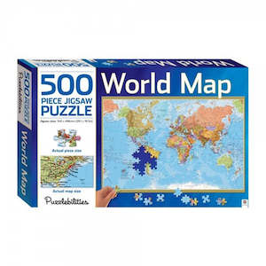 Puzzlebilities World Map 500pc Puzzle