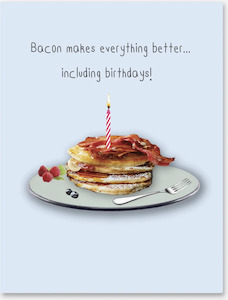 iCandy - Bacon Makes Everything Better Card