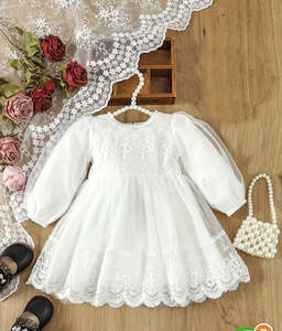 Love & Sunshine Dress - White Christening