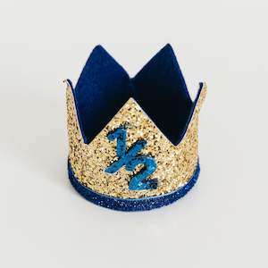 L&S Gold Crown with Blue Ribbon