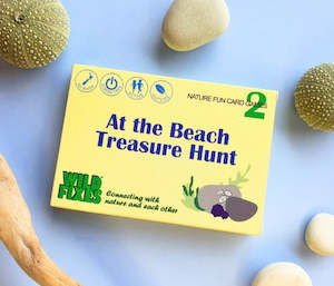 At the Beach Treasure Hunt - Nature Fun Card