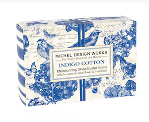 Michel Design Works Indigo Cotton Boxed Soap