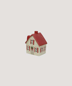 Homewares: Alsace Tea Light Cottage Cream with Shutters