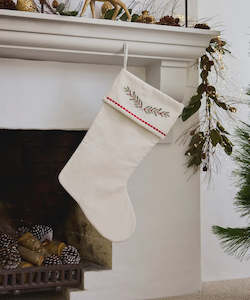 Mistletoe Branch Stocking