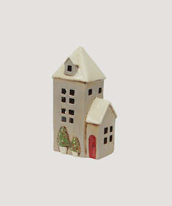 Homewares: Alsace Tea Light Parish Christmas Stone