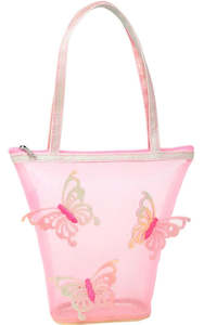 Pink Poppy - Rainbow Butterfly Handbag