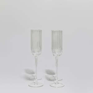 Petal Champagne Flutes