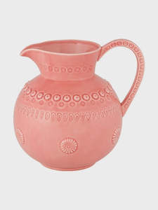 Bordallo Pinheiro - Fantasy Pink Pitcher Jug