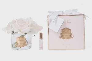 Five Roses with Rose Petal & Charente Rose Scent - Pink Blush