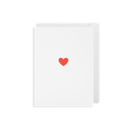 Homewares: Red Heart Mini Card