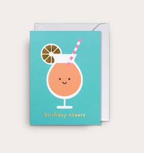 Homewares: Birthday Cheers Mini Card