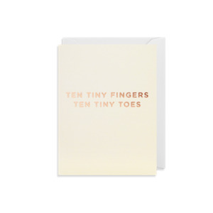 Ten Tiny Fingers Mini Card