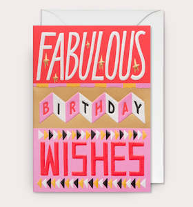 Fabulous Birthday Wishes Card