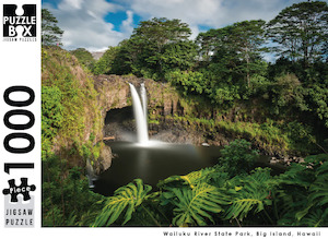 Premium Cut 1000 Piece Jigsaw Puzzle: Wailuku River, Hawaii