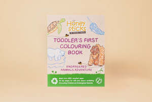 Honeysticks Endangered Animals Colouring Book