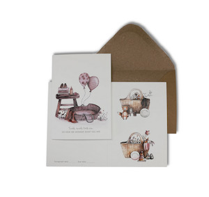 Homewares: Gender Reveal Keepsake Card