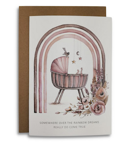 Homewares: Somewhere Over the Rainbow Card