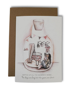 Homewares: Bottle Up All Moments Card