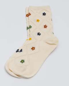 Claudia Cream Socks